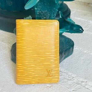 Louis Vuitton Vibrant Yellow Card Case
